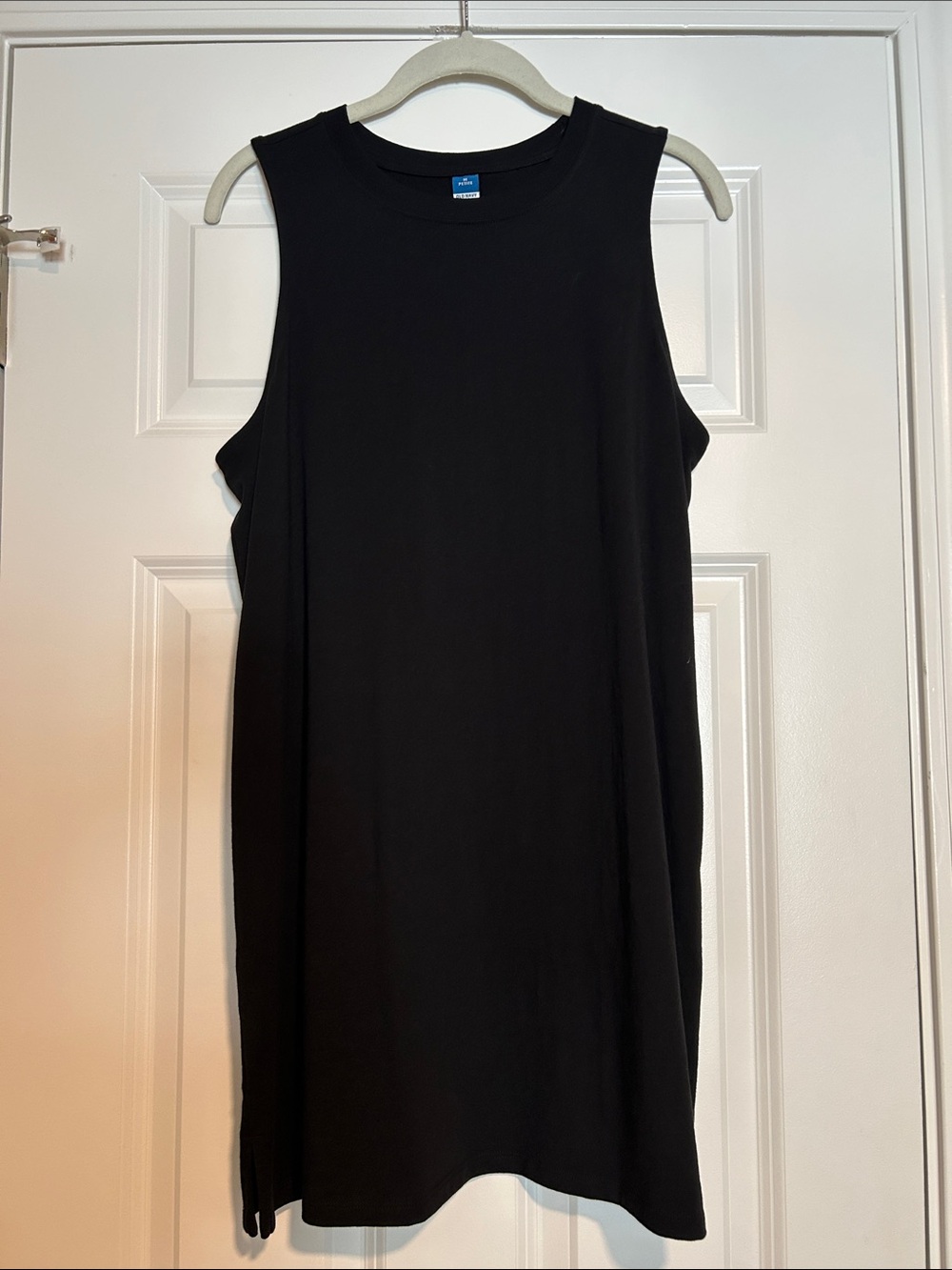 NWOT Old Navy Black Sleeveless Mini Dress Women's Petite Medium
